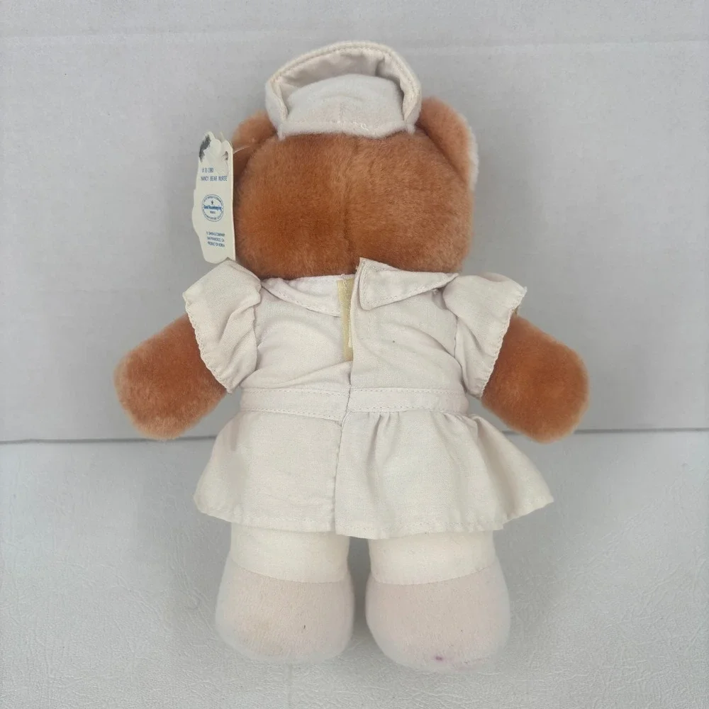 Dakin Nancy Bear Nurse Plush Nature Babies 8 Inch Stuffed Animal Vintage 1985